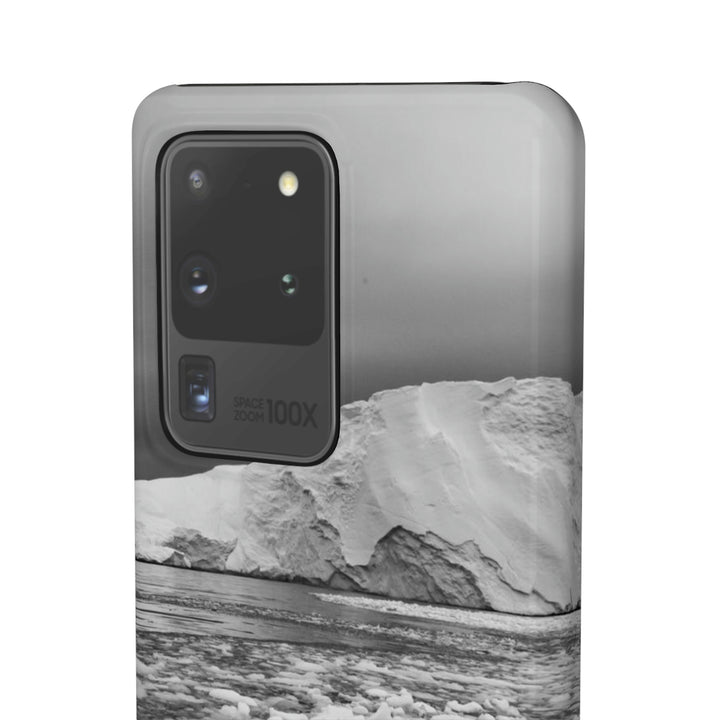 Lane of Ice In Black and White - Phone Case