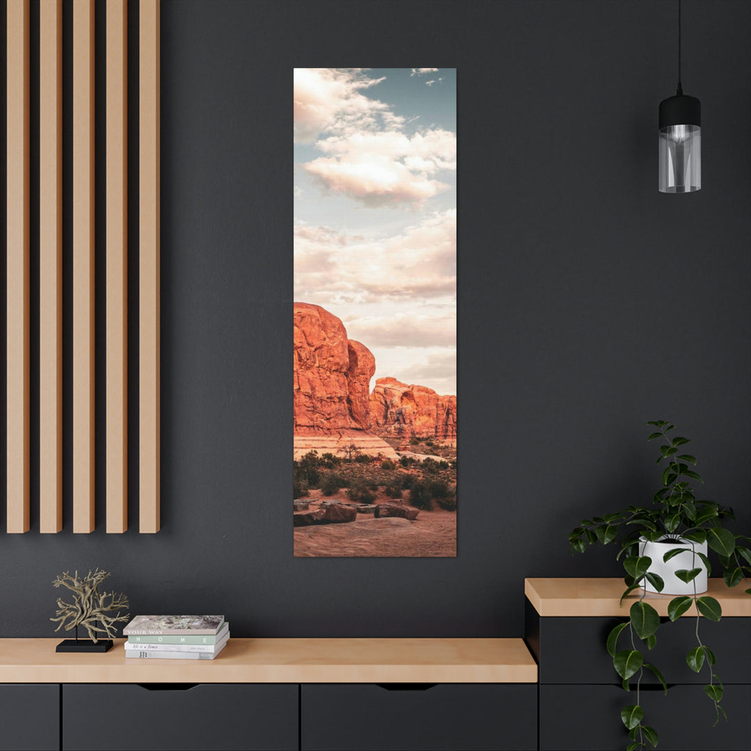 A Desert Sunset - Canvas