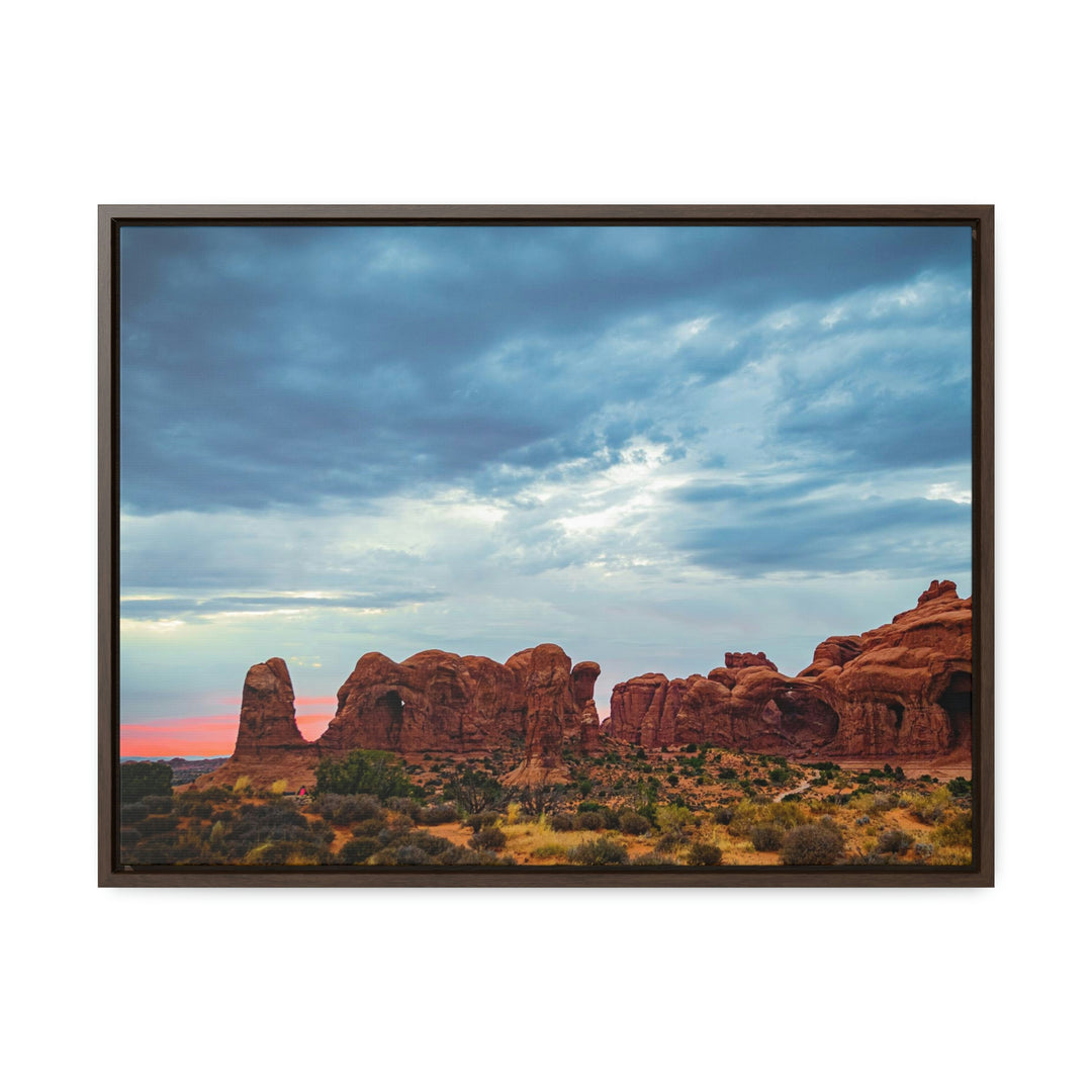 Arches at Sunset - Canvas with Frame