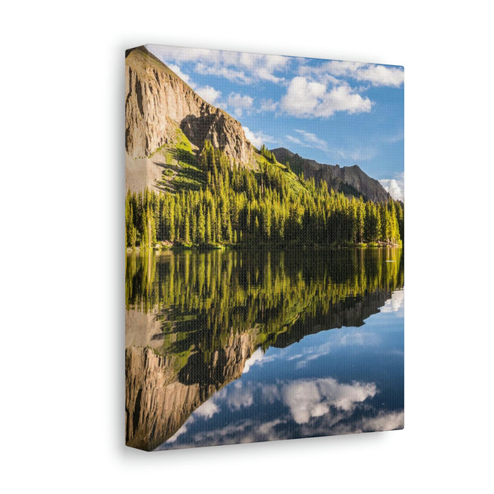 Mountain Scene Reflected - Canvas