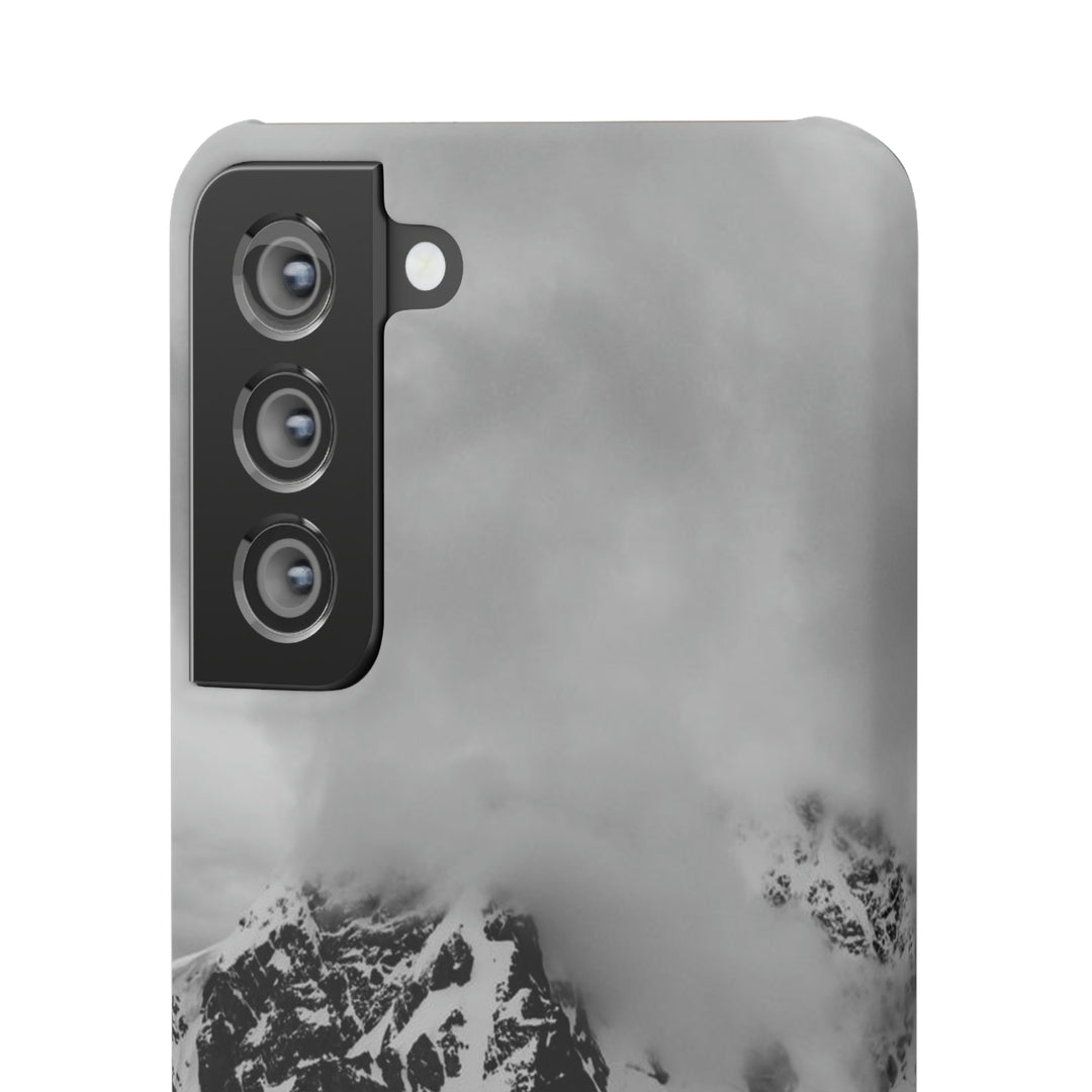 Peaceful Anchoring in Black and White - Phone Case