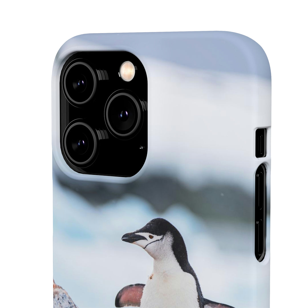 Stretched Penguin - Phone Case