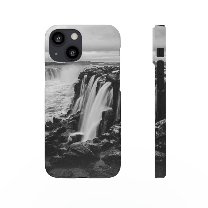 Selfoss in Black and White - Phone Case