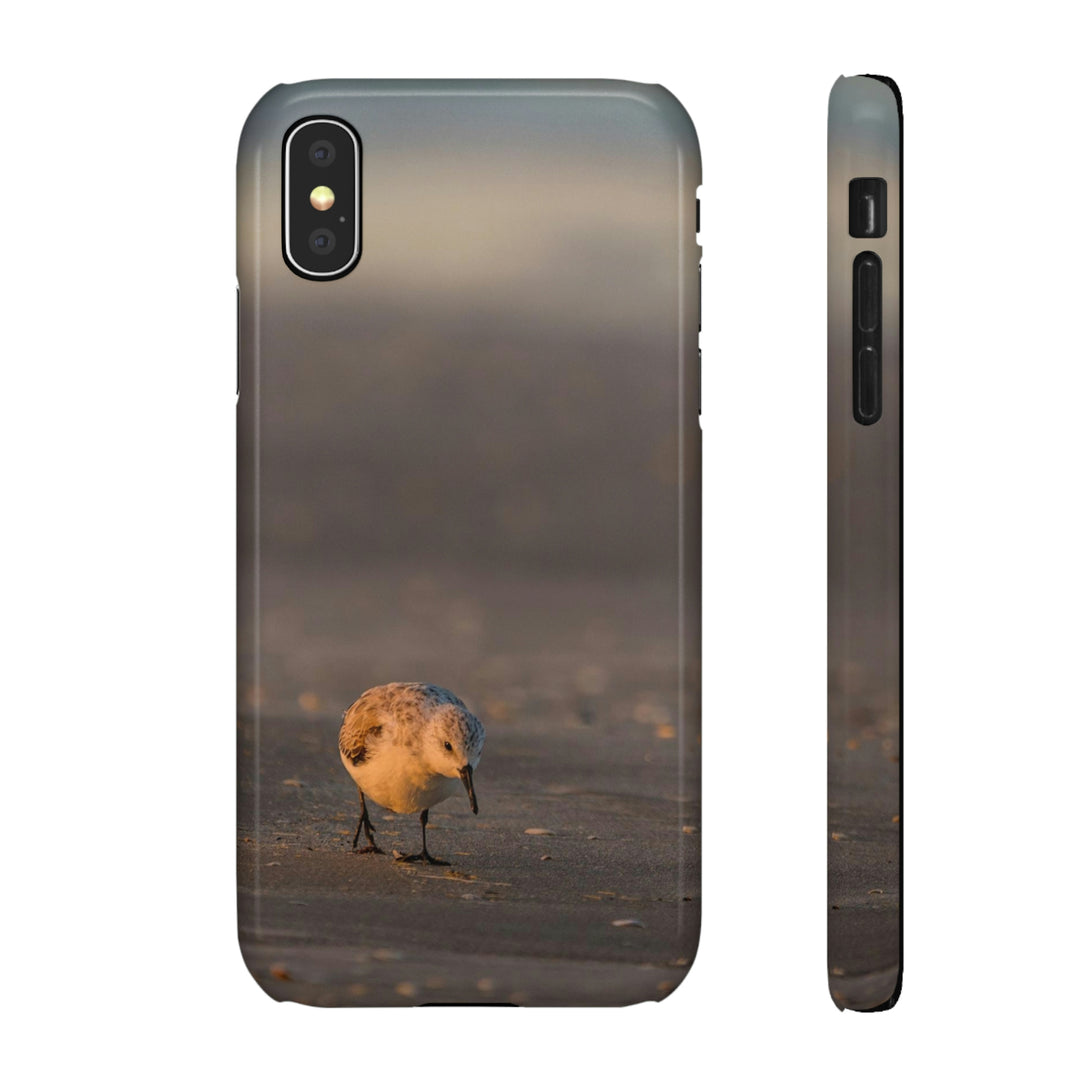 Feeding Sanderling - Phone Case