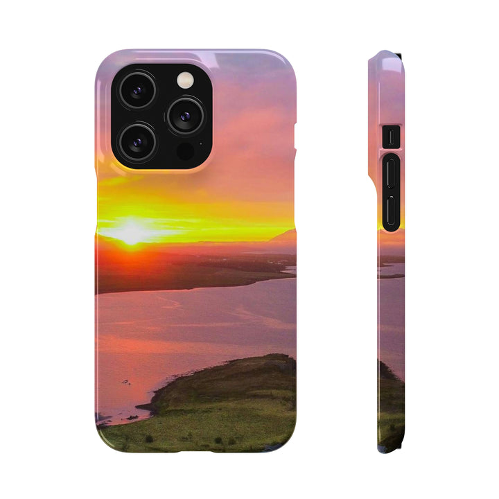 Sunset Over the Fjord Part 1 - Phone Case