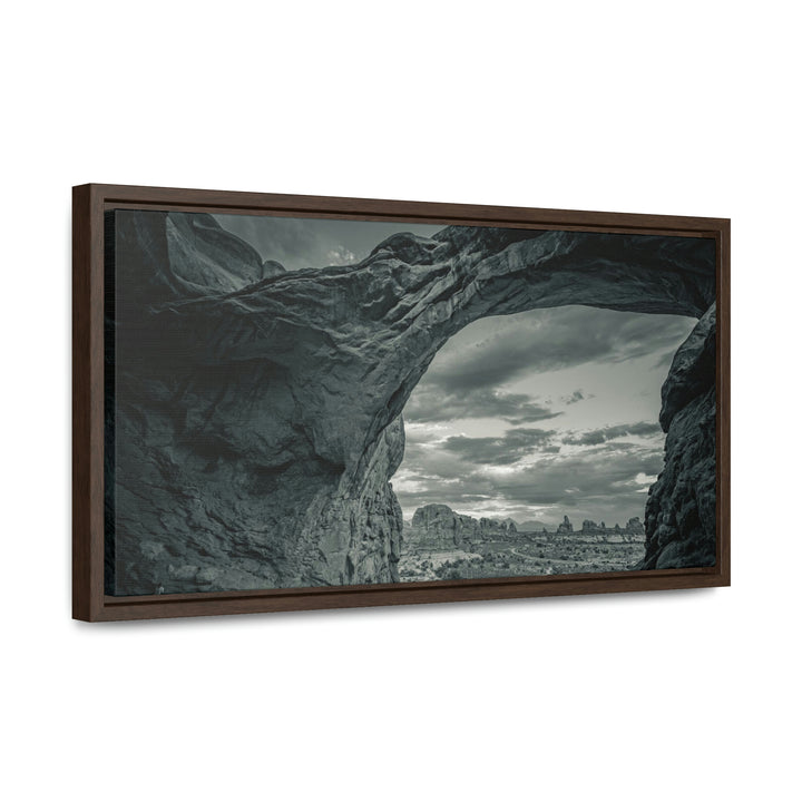 Natural Frames Part 2 in Black and White - Canvas with Frame