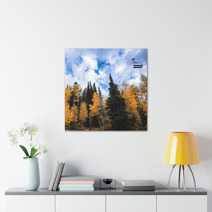 Chairlift in Suspension - Canvas