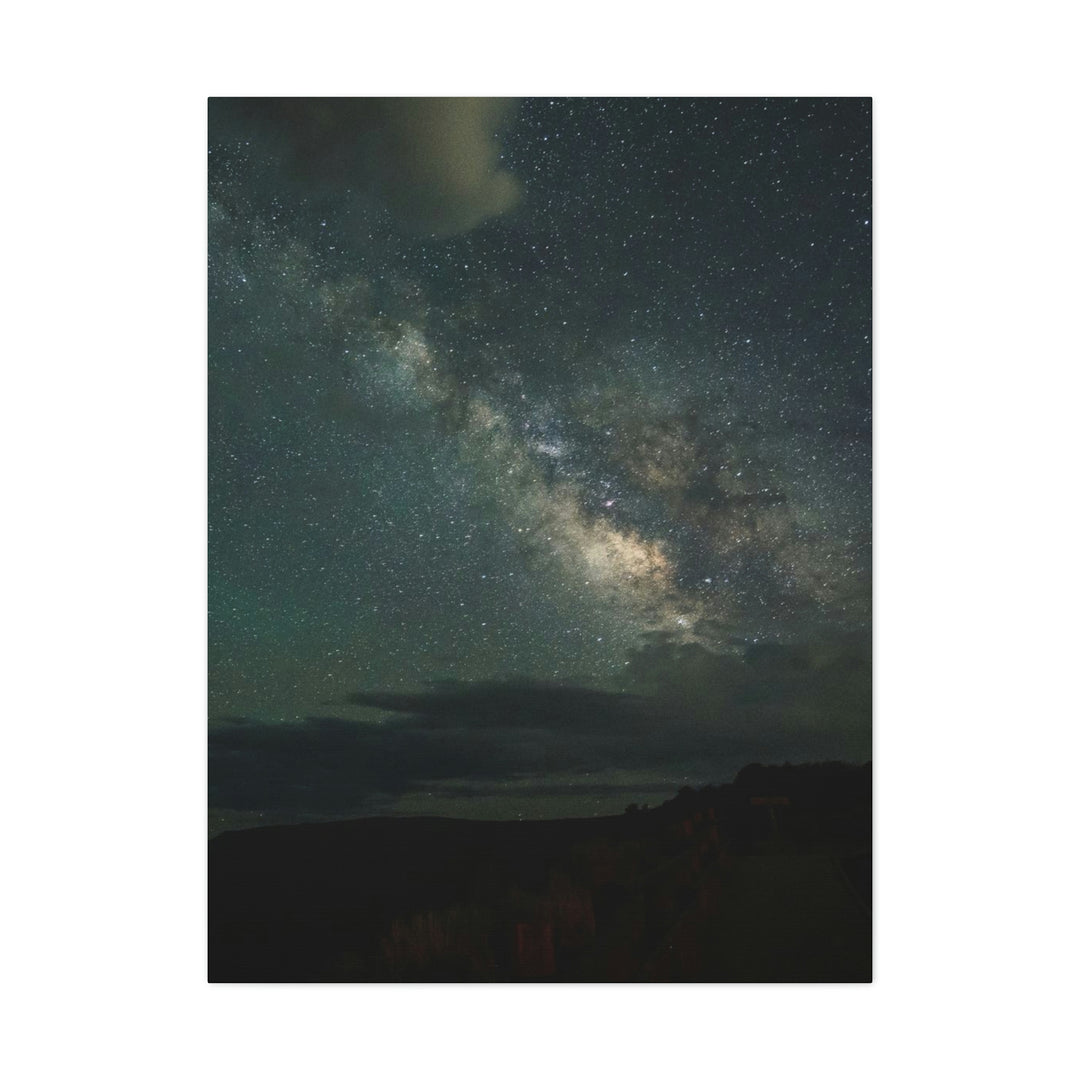 Milky Way Through the Clouds Part 2 - Canvas