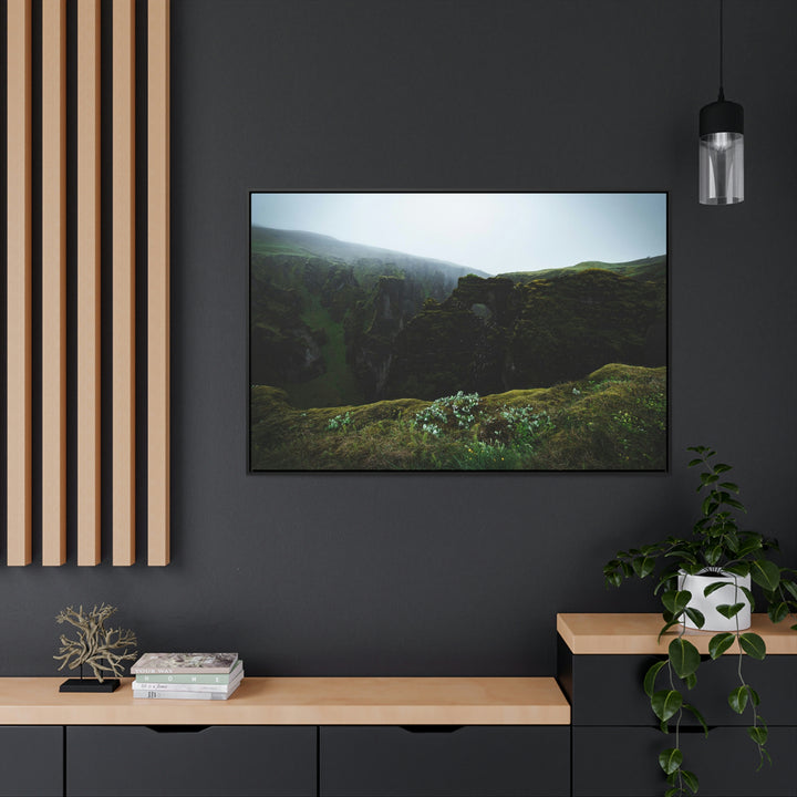 Mystical Canyon - Canvas with Frame