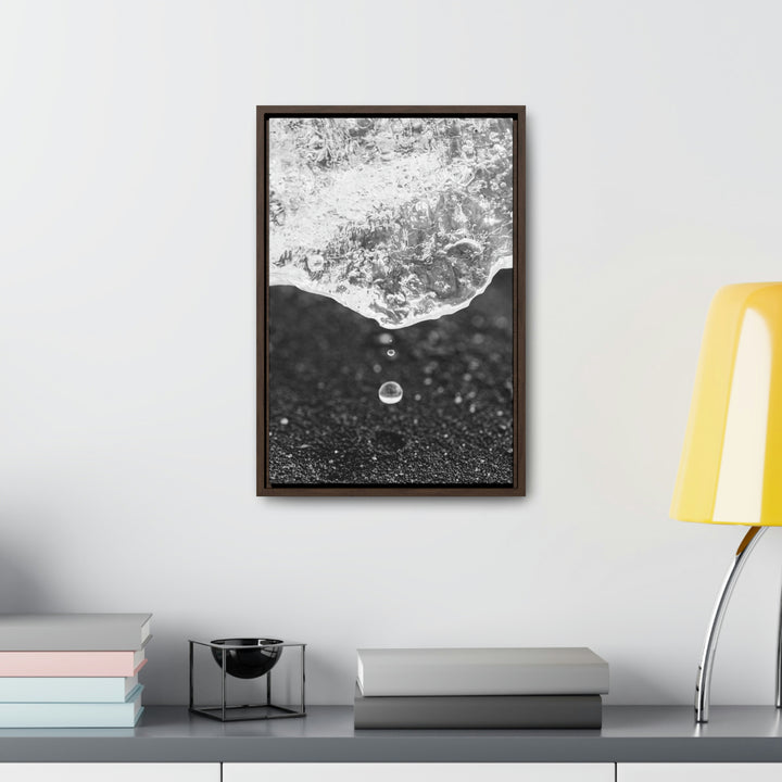 Suspended Droplet - Canvas with Frame