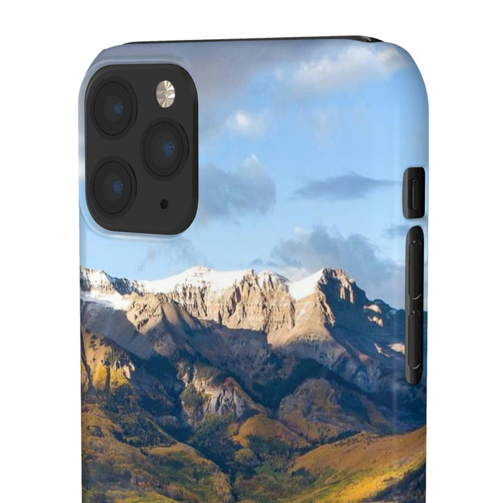 Glowing Mountainside - Phone Case