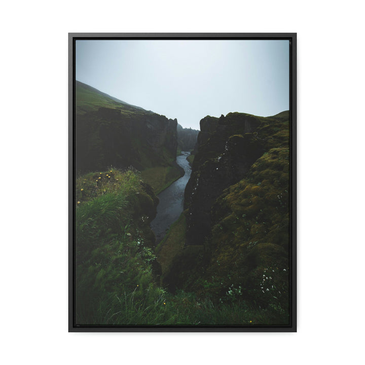 A View of the River - Canvas with Frame