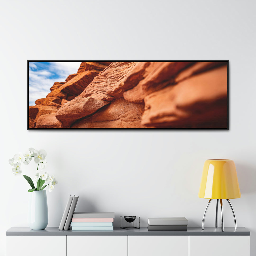 Layers of Rock - Canvas with Frame