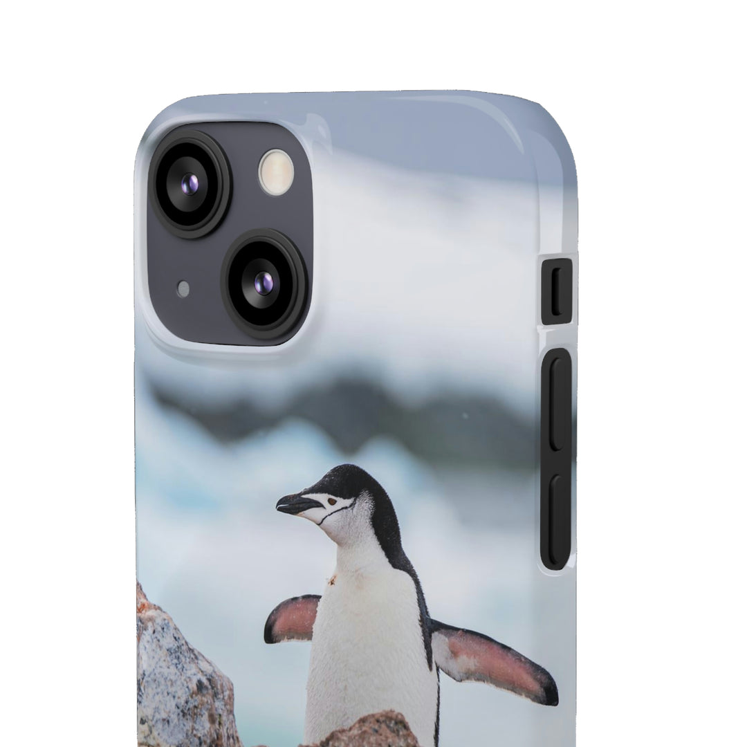 Stretched Penguin - Phone Case