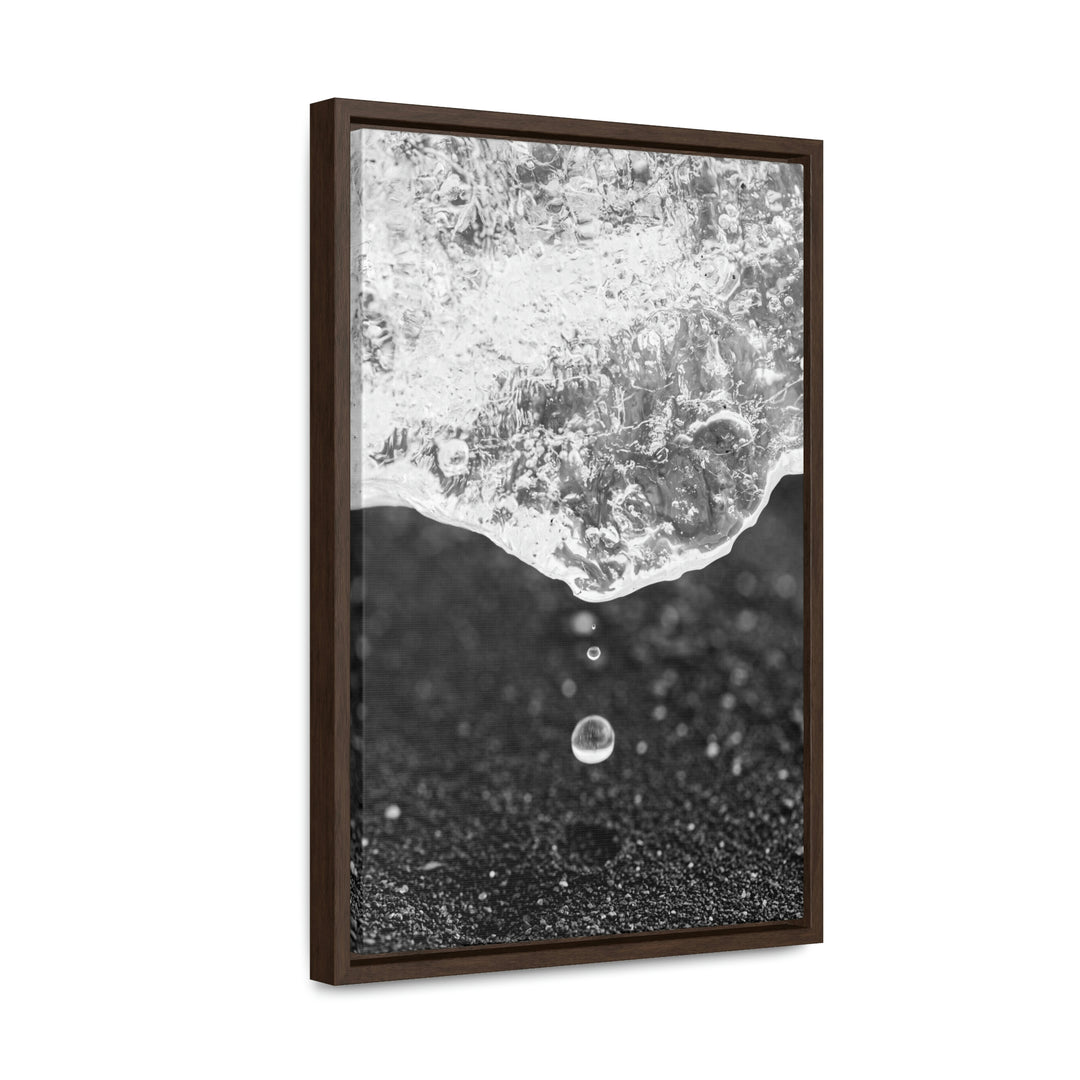 Suspended Droplet - Canvas with Frame