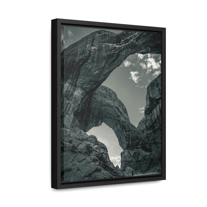 Natural Frames Part 4 in Black and White - Canvas with Frame