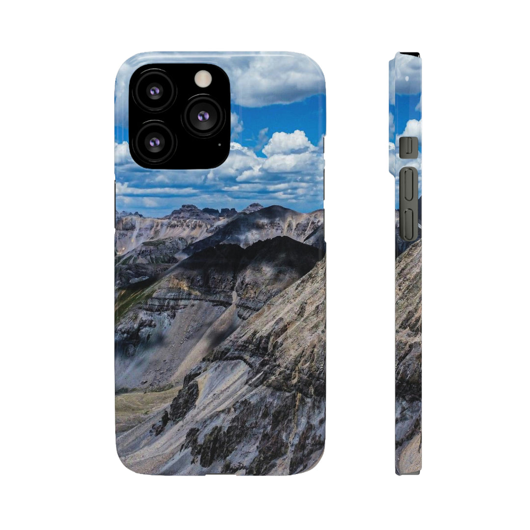 Imogene Pass From the Air - Phone Case