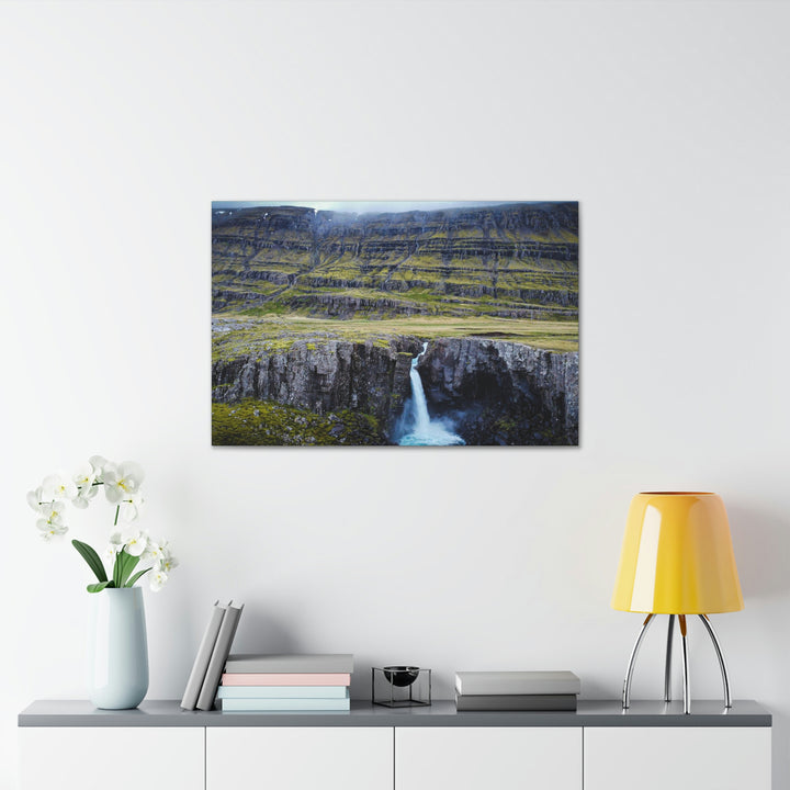 A Remote Waterfall - Canvas