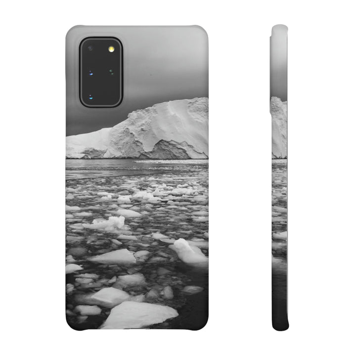 Lane of Ice In Black and White - Phone Case