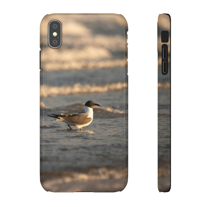 Laughing Gull in the Surf - Phone Case