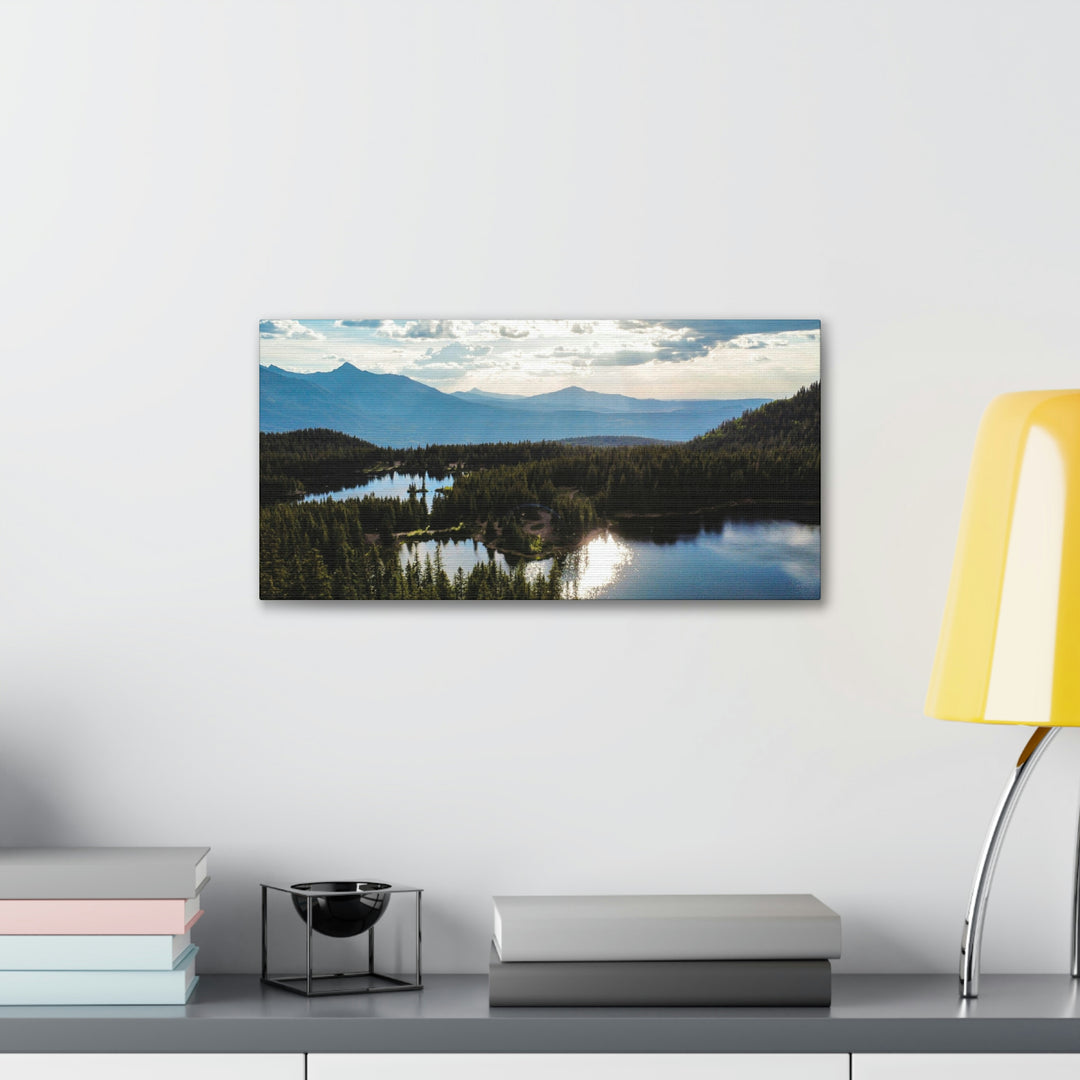 Cool Mountain Lakes - Canvas