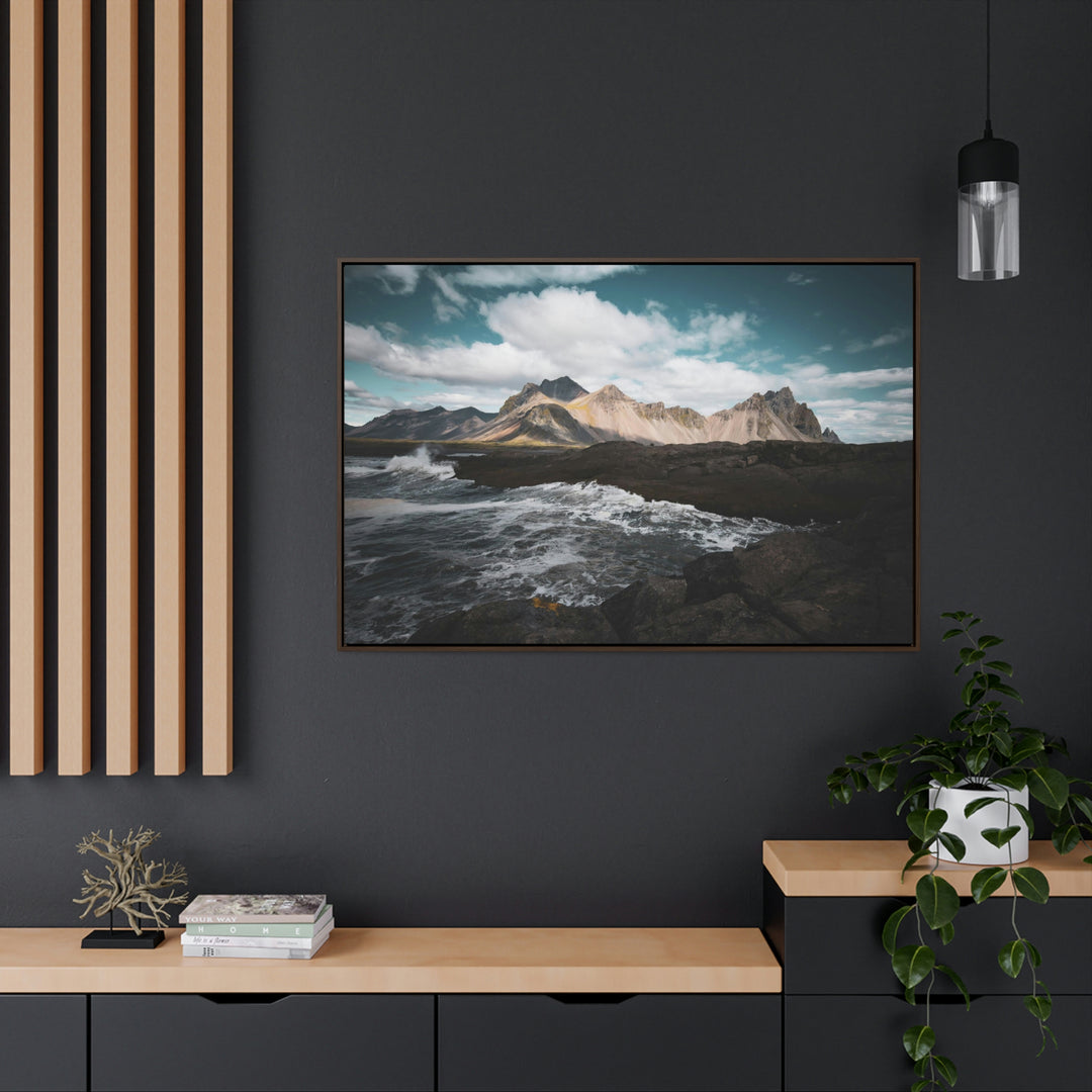 Crashing Sea - Canvas with Frame