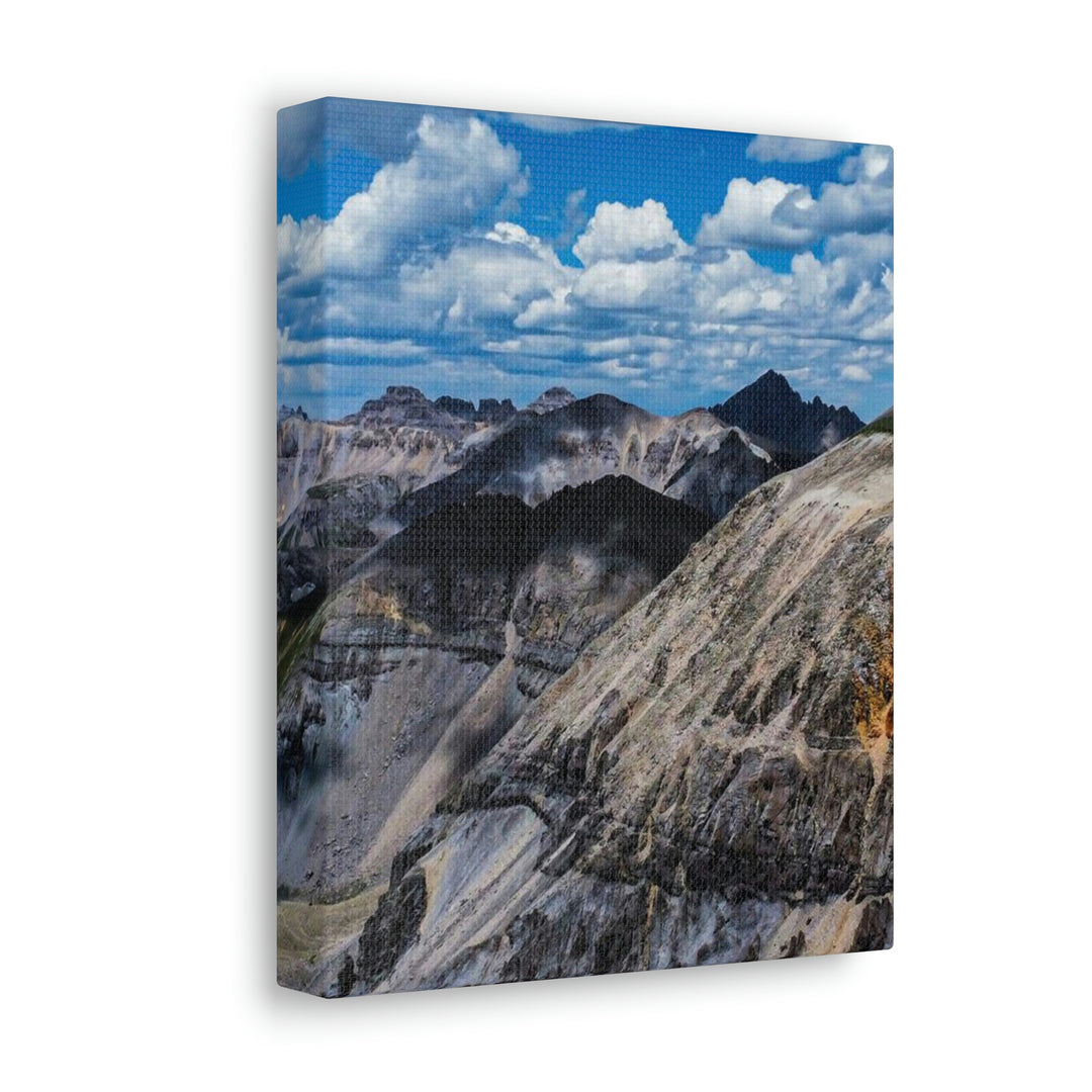 Imogene Pass From the Air - Canvas