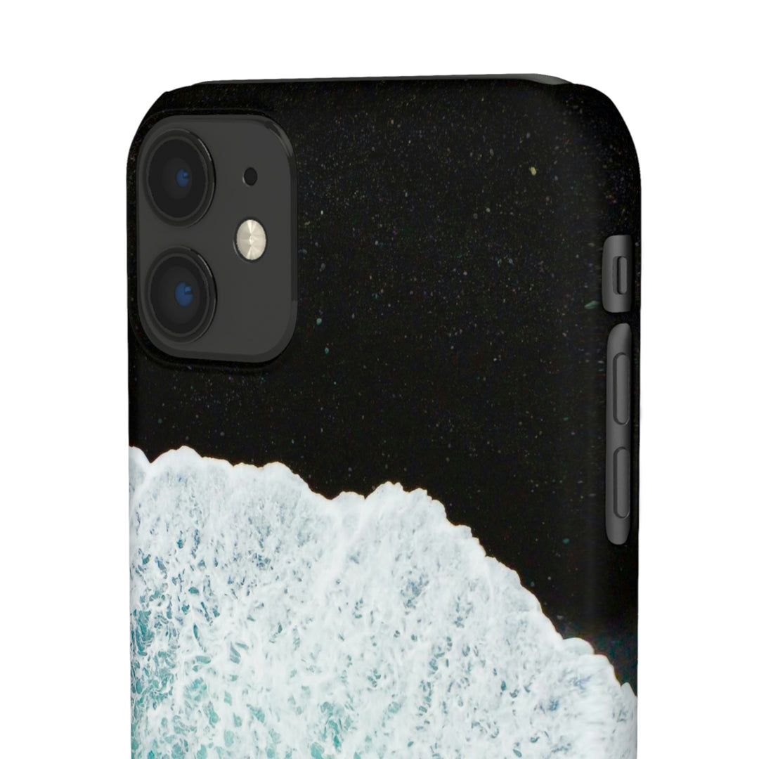 A Wave on Volcanic Sand - Phone Case