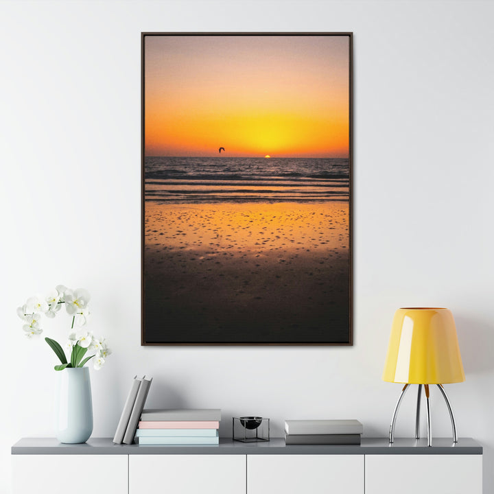 Sunrise on the Sea - Canvas with Frame