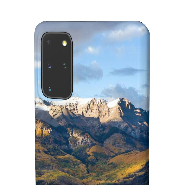 Glowing Mountainside - Phone Case