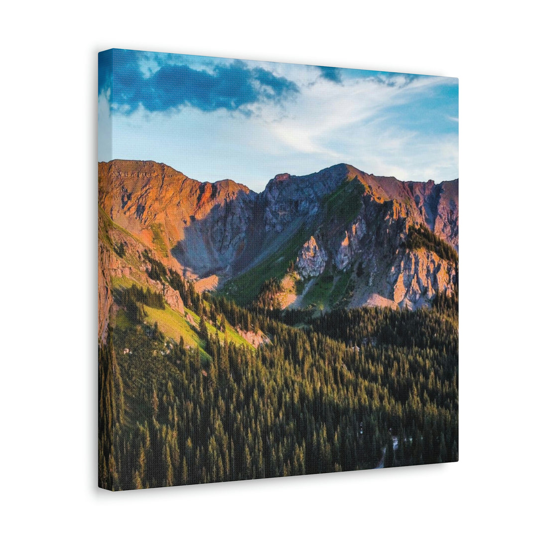 Fading Mountain Light - Canvas