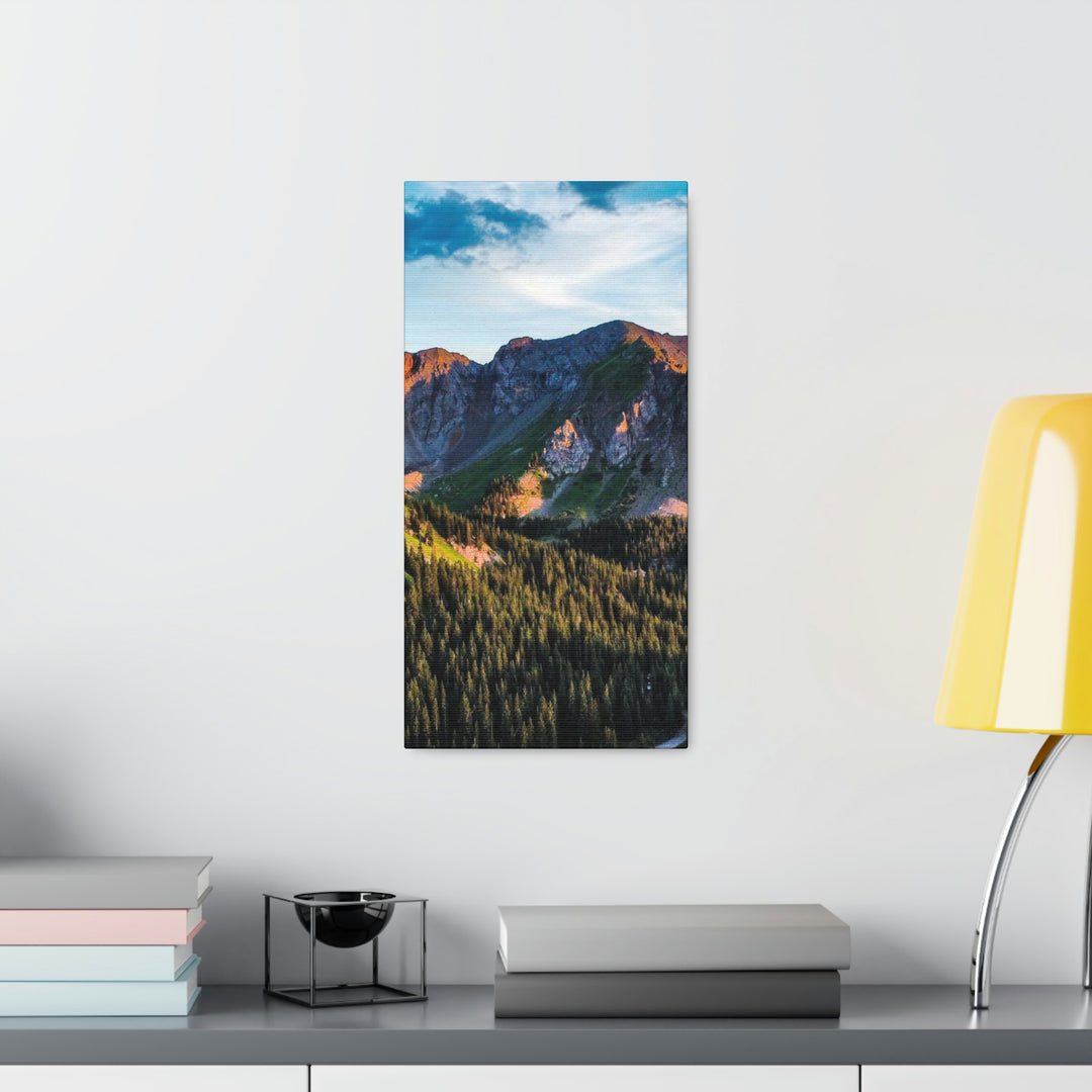 Fading Mountain Light - Canvas