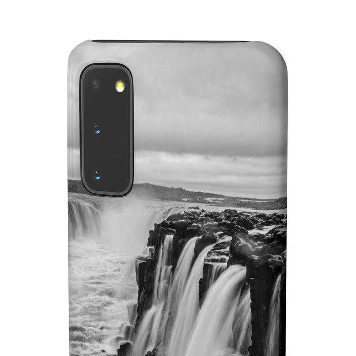 Selfoss in Black and White - Phone Case