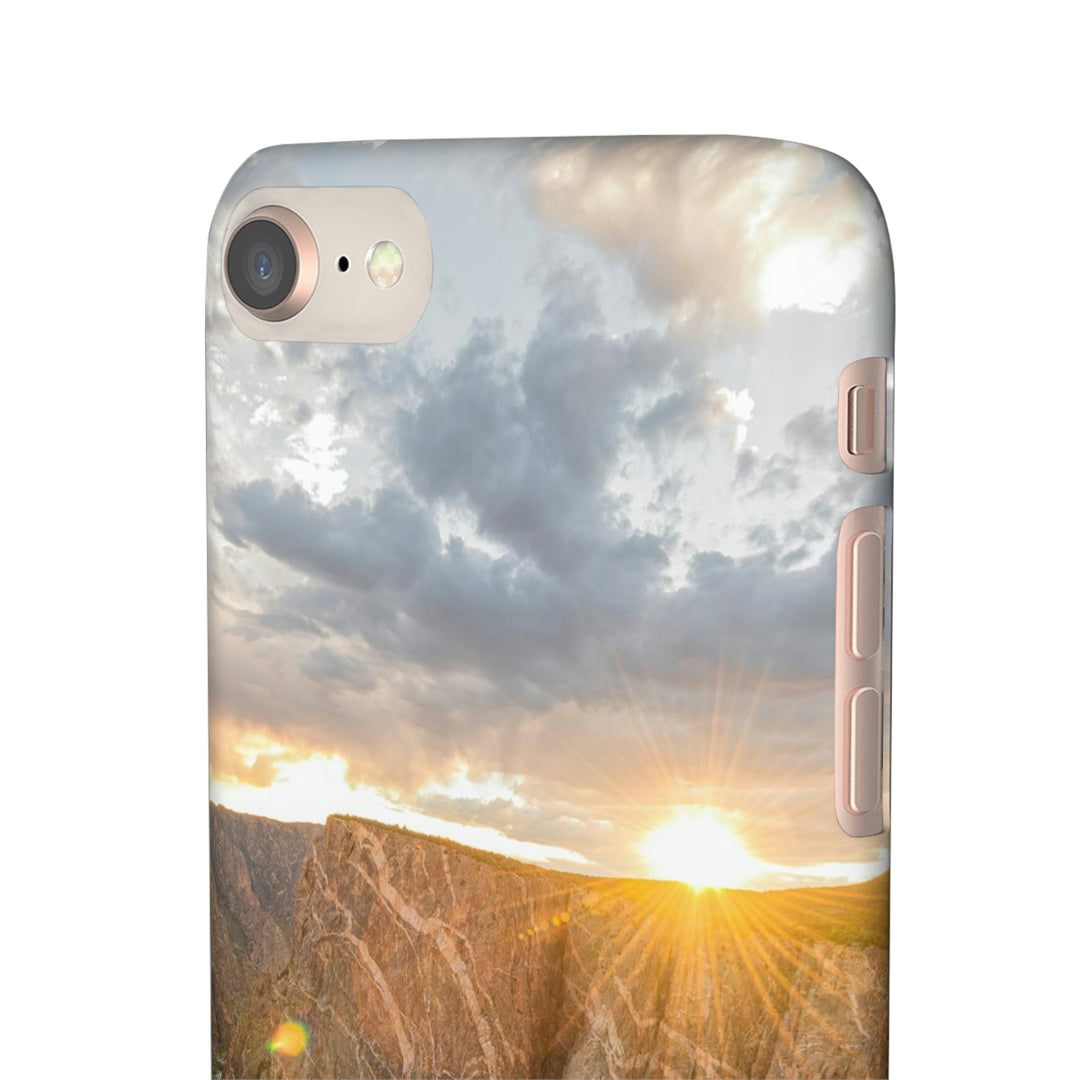 Painted Wall at Sunset Part 2 - Phone Case