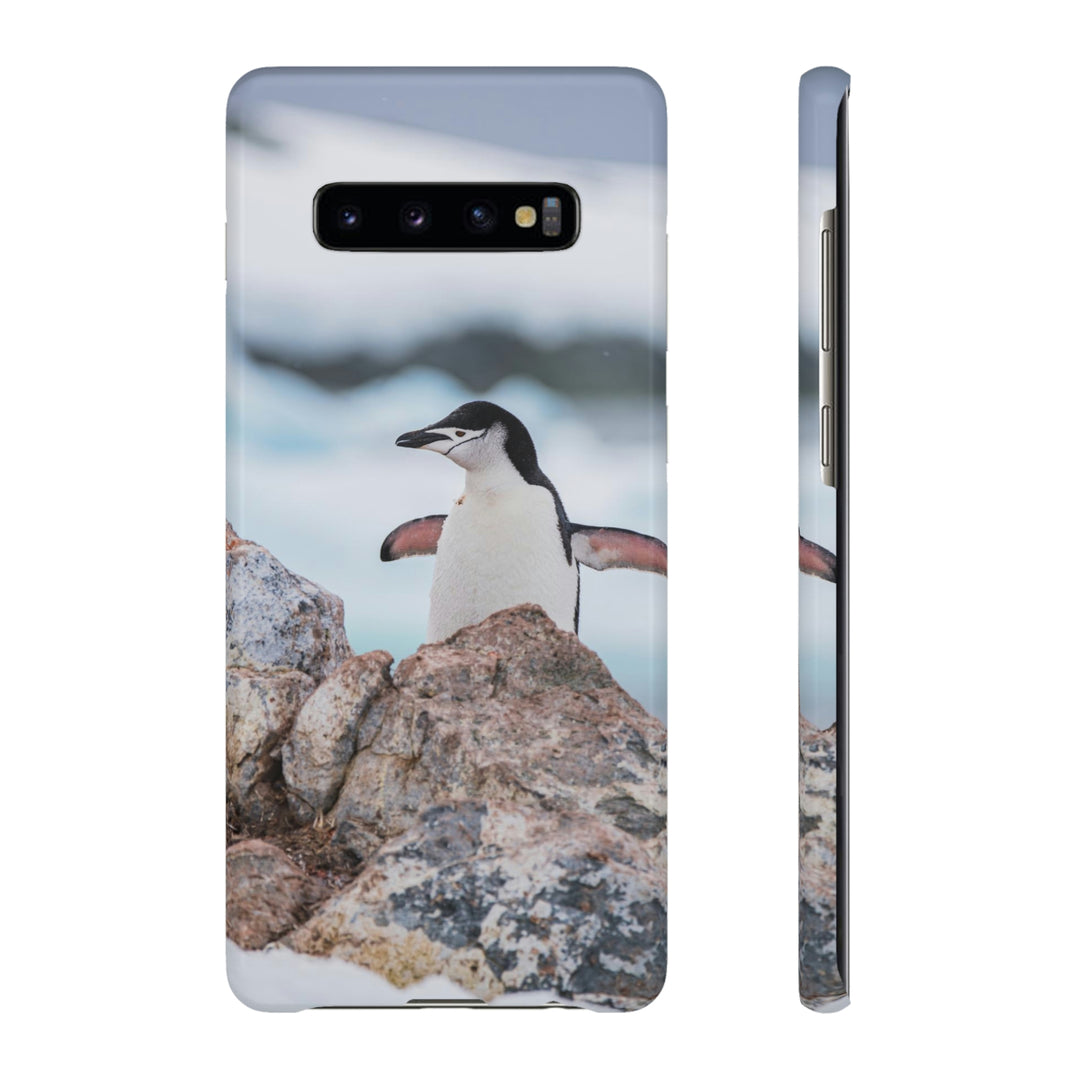 Stretched Penguin - Phone Case