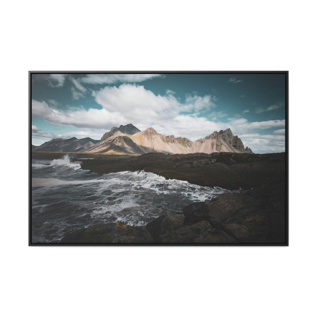 Crashing Sea - Canvas with Frame