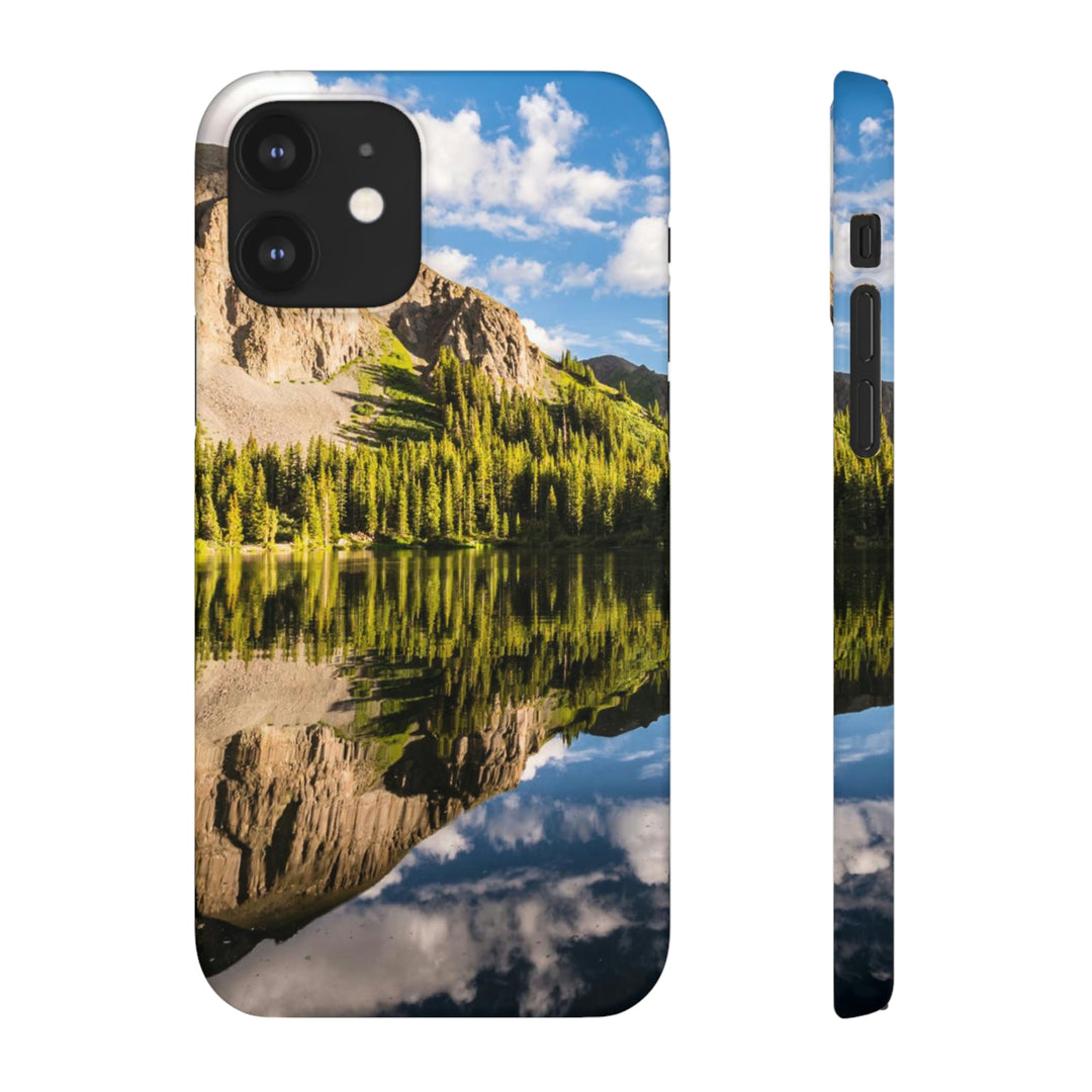 Mountain Scene Reflected - Phone Case