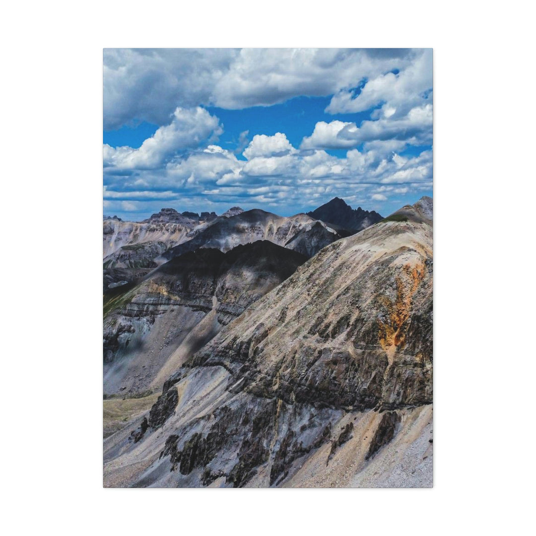 Imogene Pass From the Air - Canvas