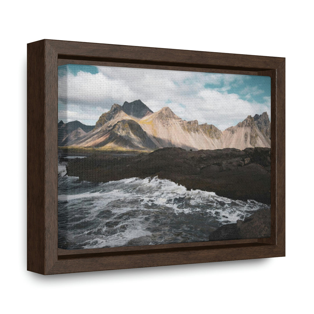 Crashing Sea - Canvas with Frame