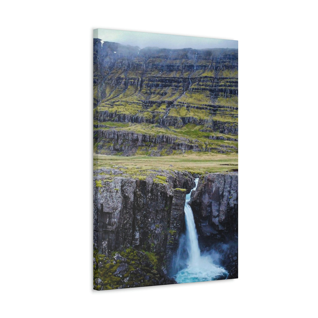 A Remote Waterfall - Canvas