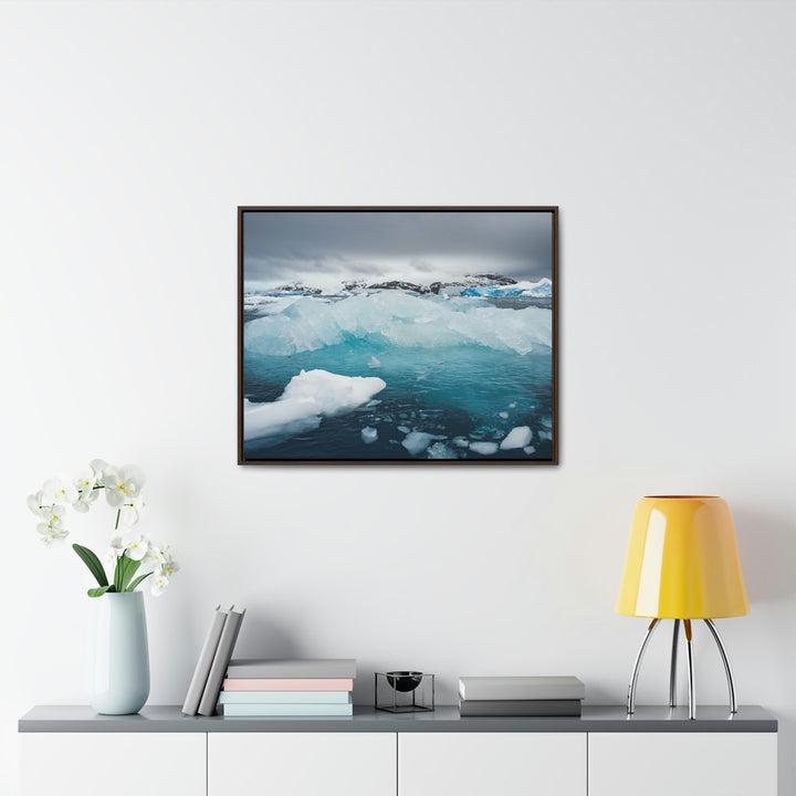 Floating Ice - Canvas with Frame