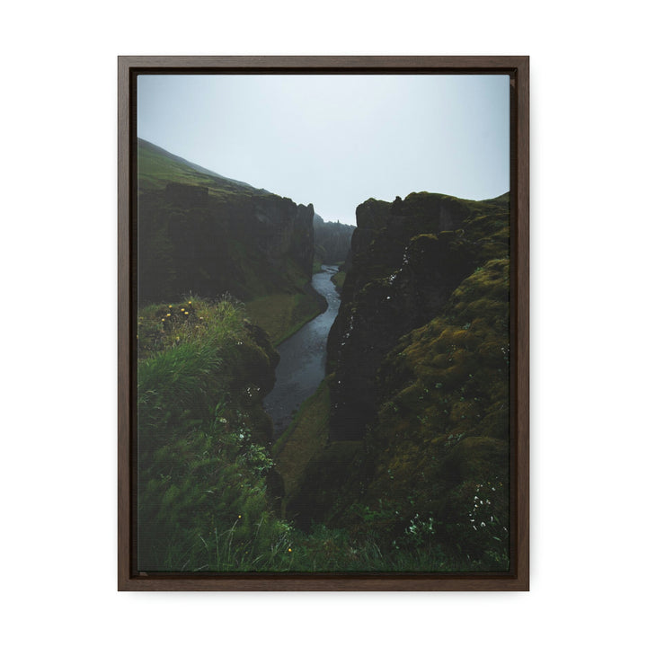 A View of the River - Canvas with Frame