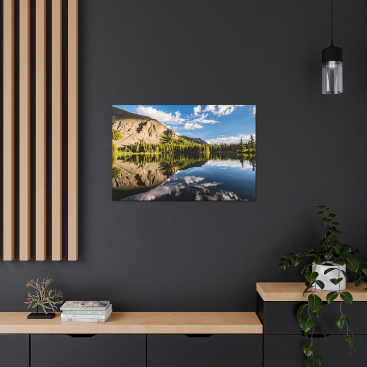 Mountain Scene Reflected - Canvas