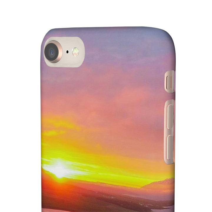 Sunset Over the Fjord Part 1 - Phone Case