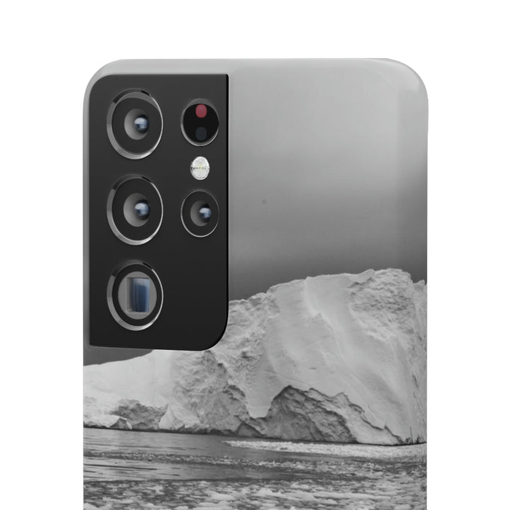 Lane of Ice In Black and White - Phone Case