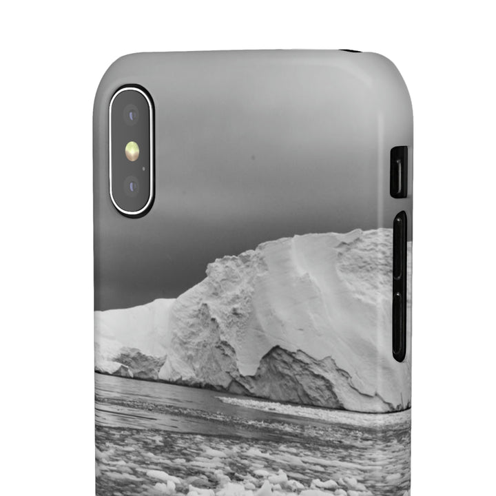 Lane of Ice In Black and White - Phone Case