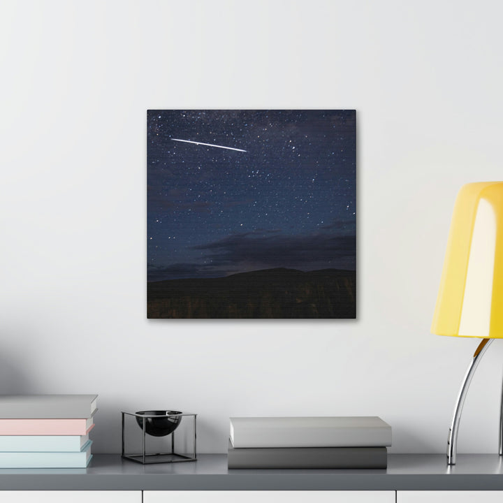 Starlink Above the Canyon - Canvas