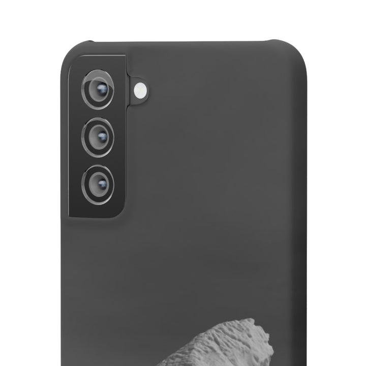 The Angles of an Iceberg in Black and White - Phone Case