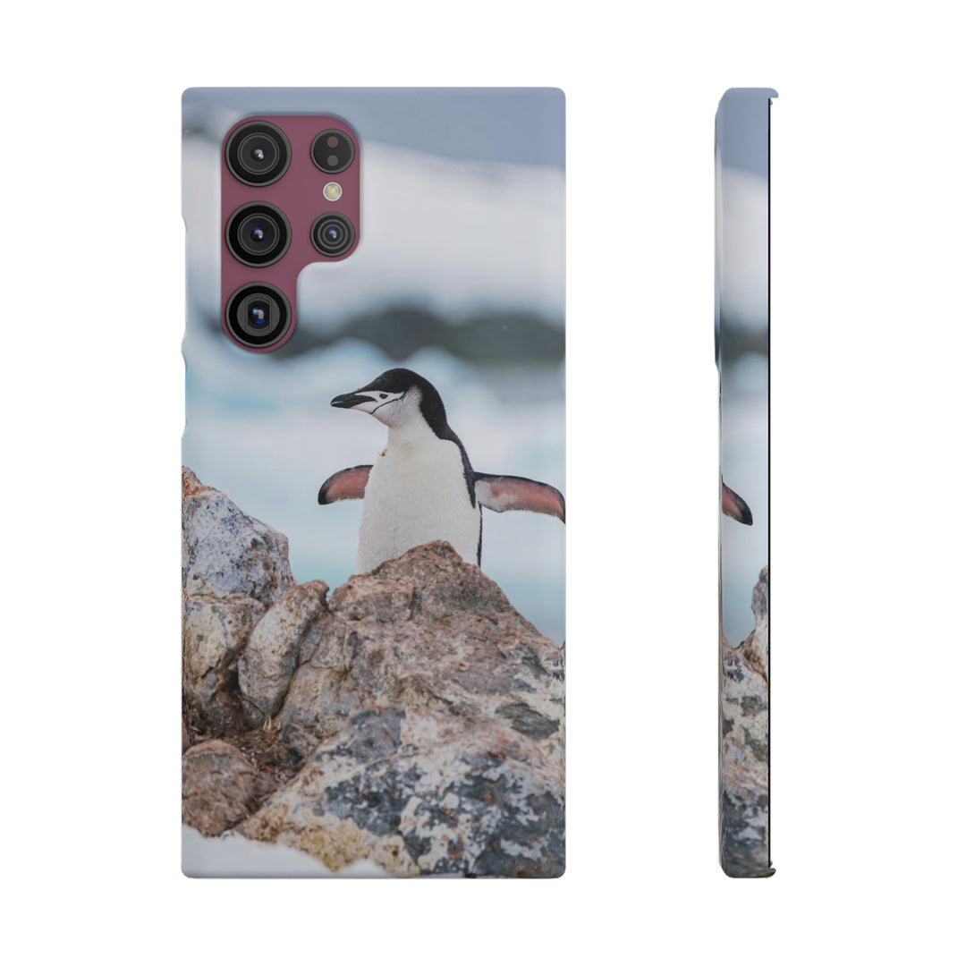 Stretched Penguin - Phone Case