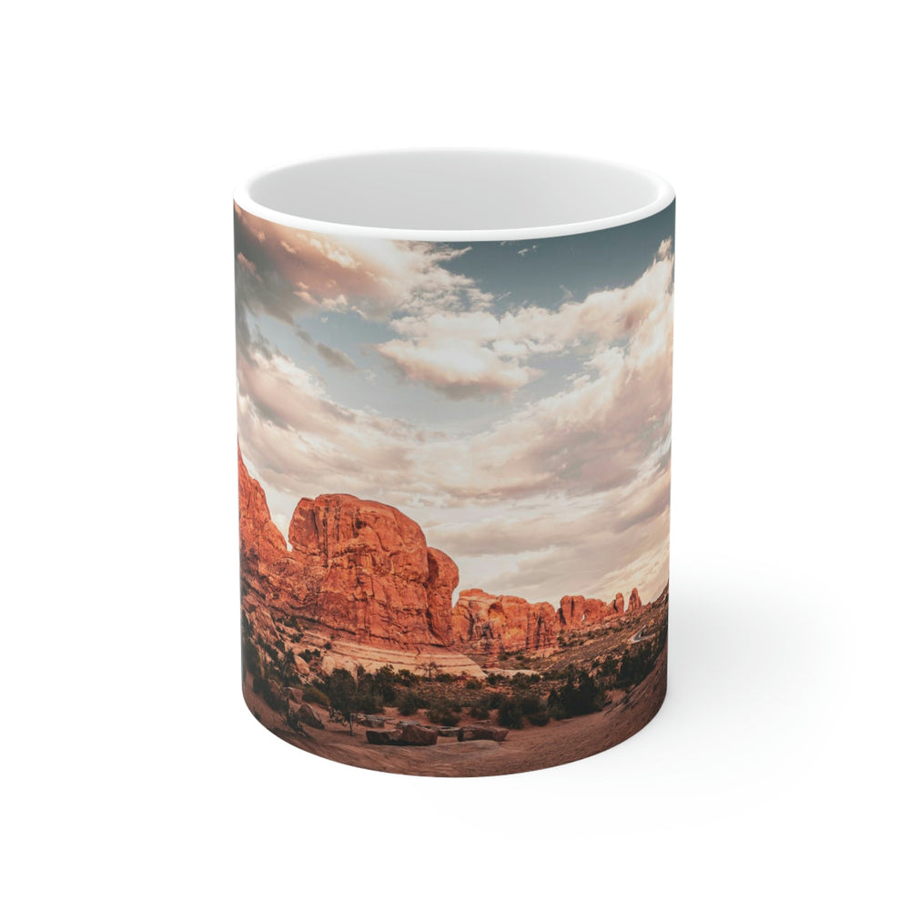 A Desert Sunset - Ceramic Mug 11oz - Visiting This World